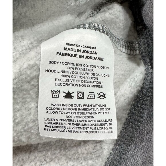 NIKE KIDS Unisex Hoodie Grey Size Small Comfy Soft Pullover - Picture 4 of 11